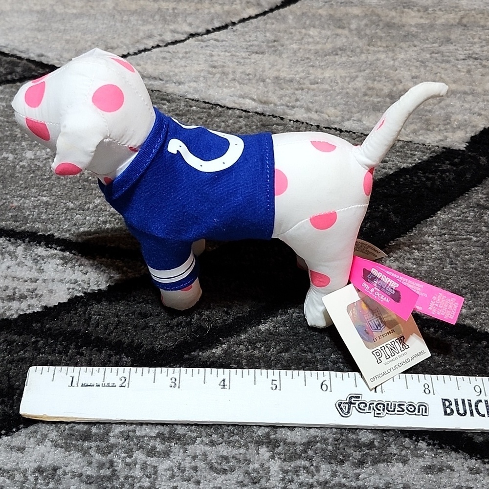 VS PINK RARE INDIANAPOLIS COLTS 1ST EDITION NFL JERSEY PLUSH COLLECTIBLE DOG - Picture 4 of 15